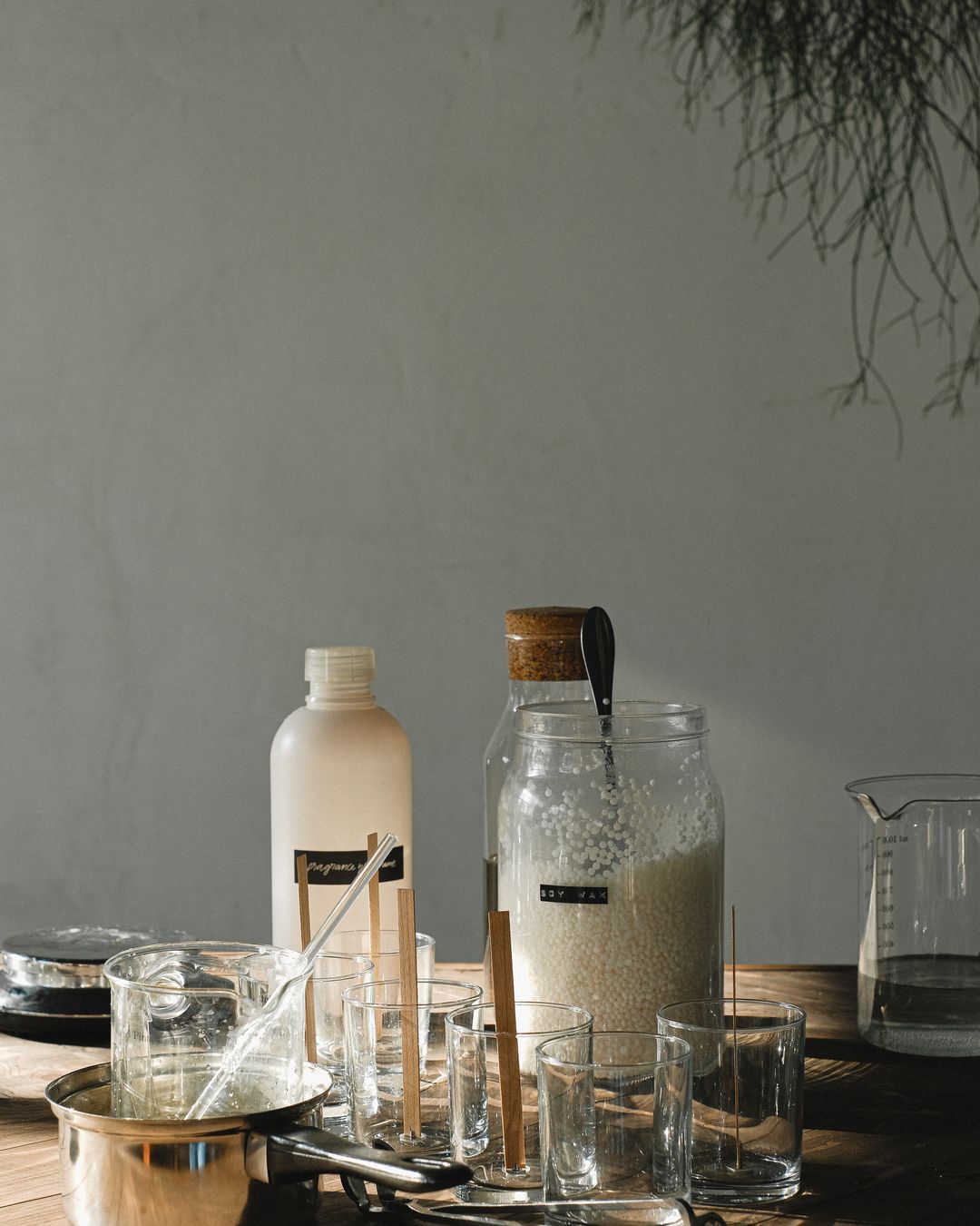Materiale pentru lumanari artizanale din ceara de soia - Little Paris Atelier