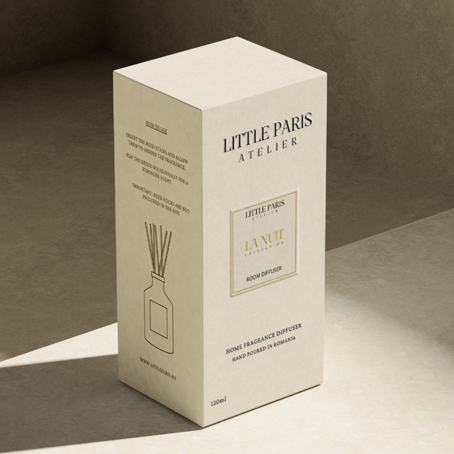 Difuzor de camera Herbes d'Or - Salvie • Petitgrain • Lamaie - Little Paris Atelier