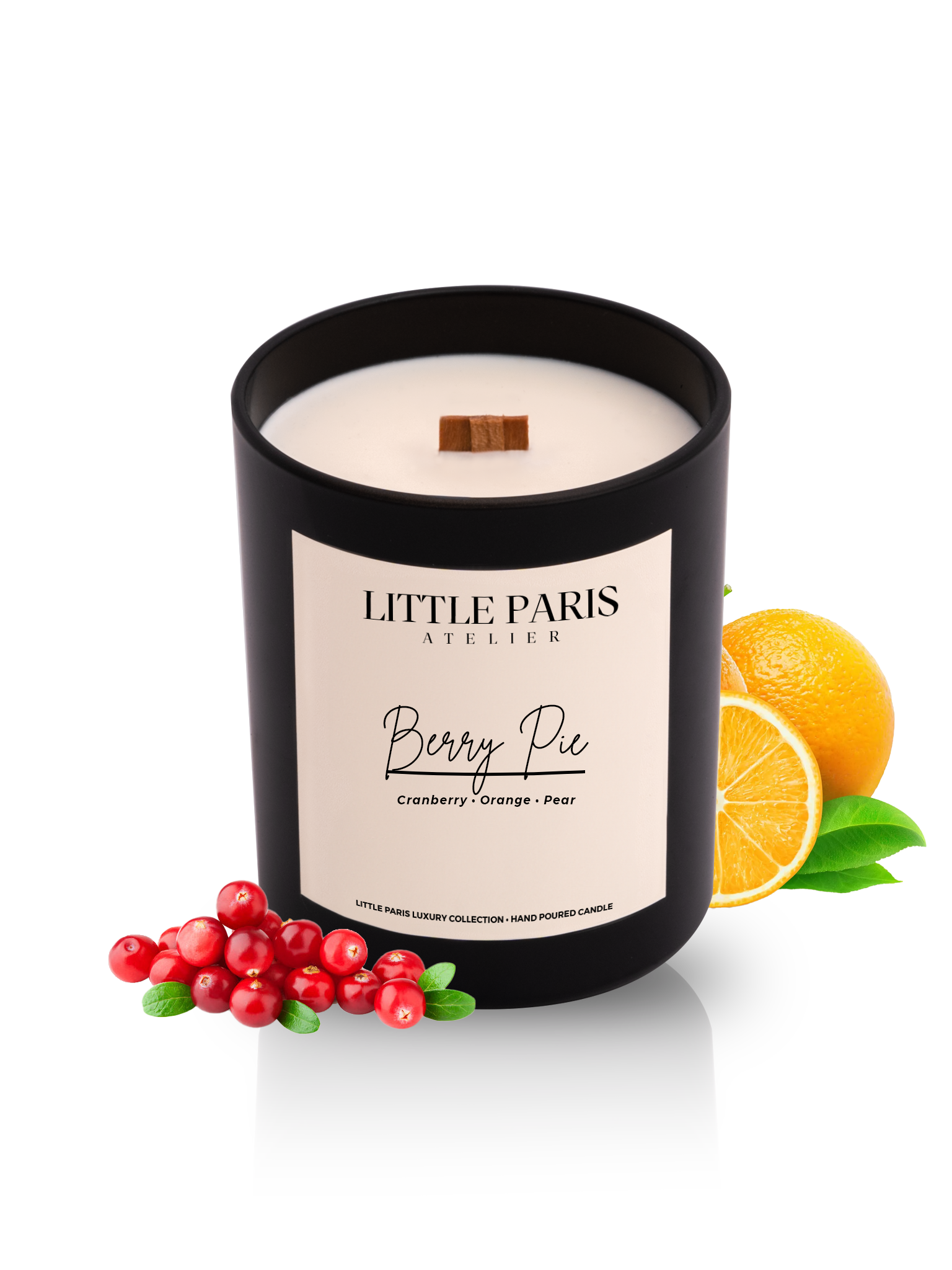 Lumânare parfumată Berry Pie - Merișoare • Portocale • Pere Lumânare parfumată