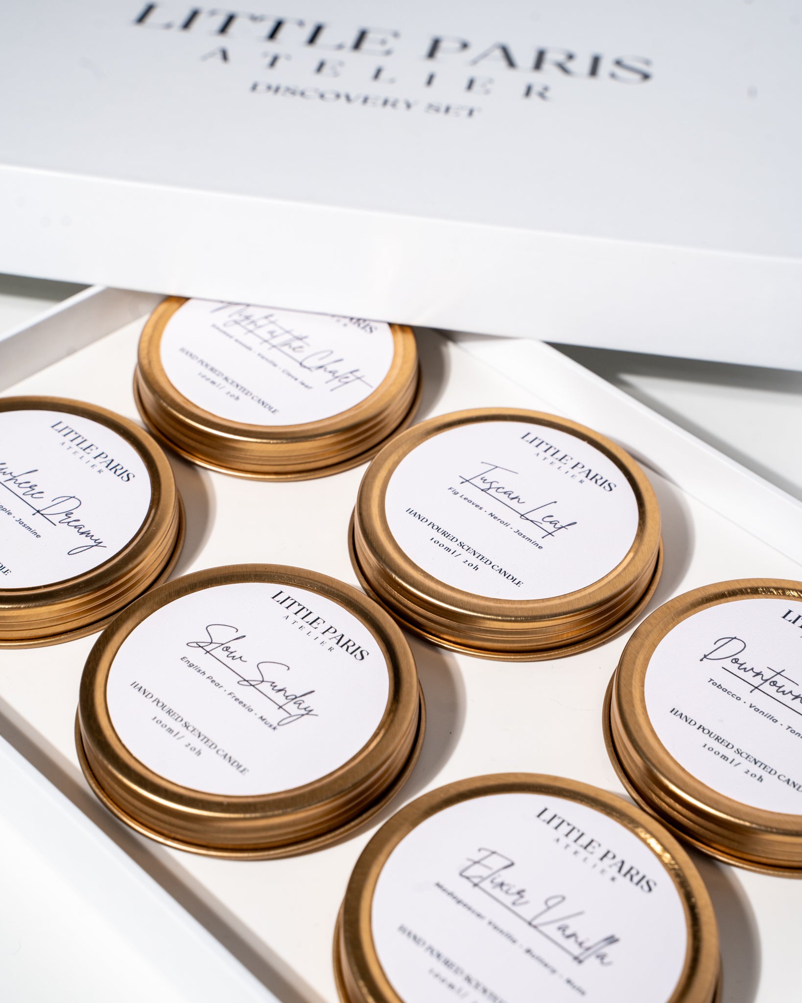 Discovery Box - Descoperă cele 6 Lumânări Little Paris într-un cadou perfect