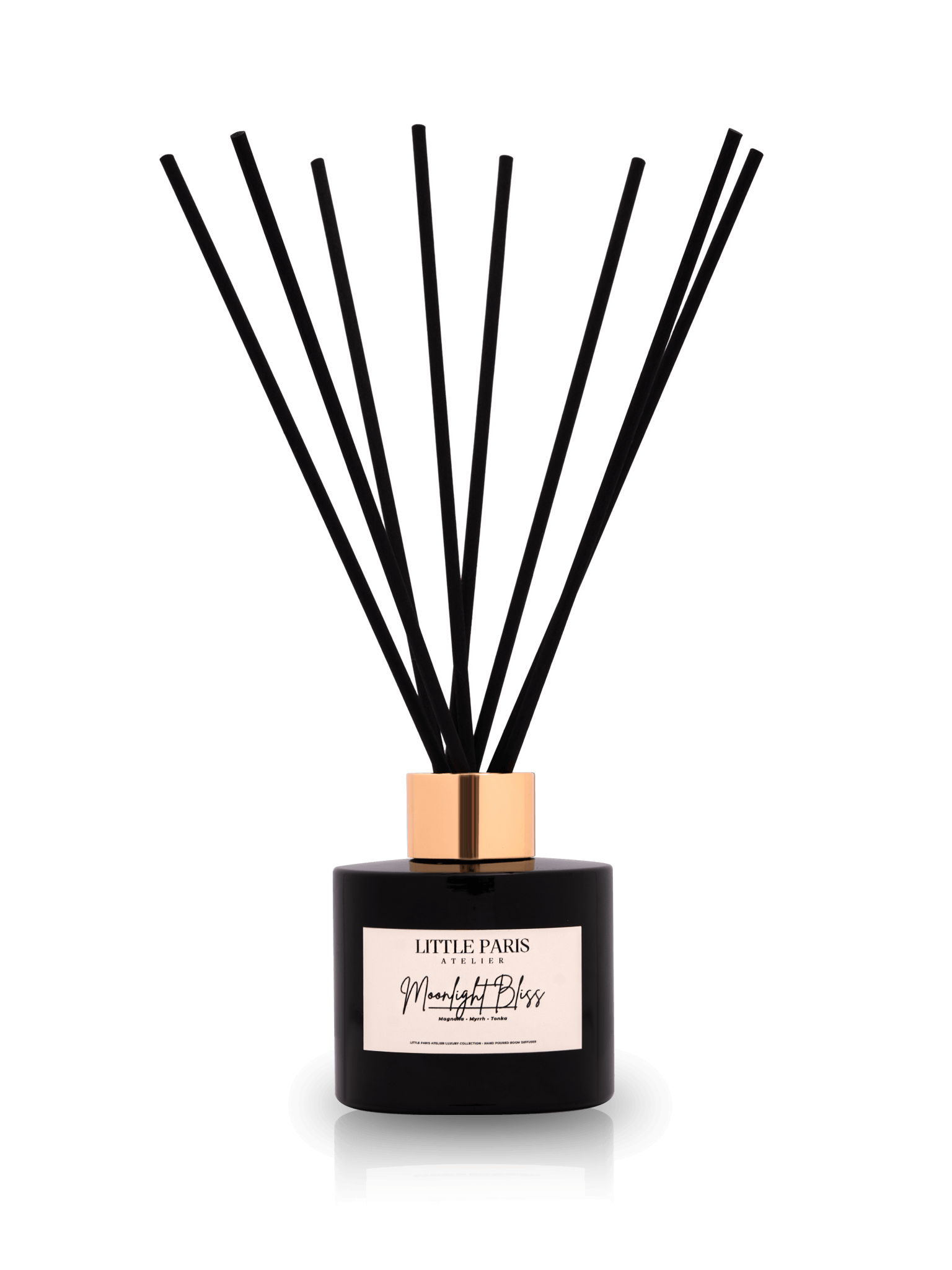 Difuzor de cameră - Moonlight Bliss - Magnolie • Mir • Boabe de Tonka - Little Paris Atelier