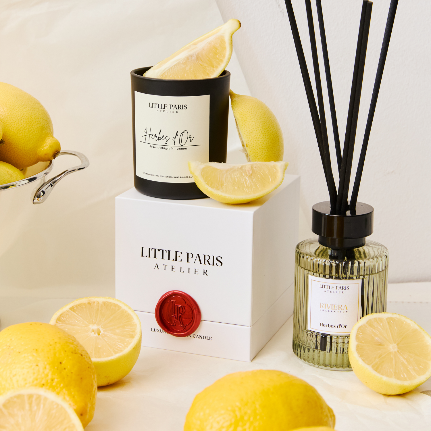 Difuzor de camera Herbes d'Or - Salvie • Petitgrain • Lamaie - Little Paris Atelier