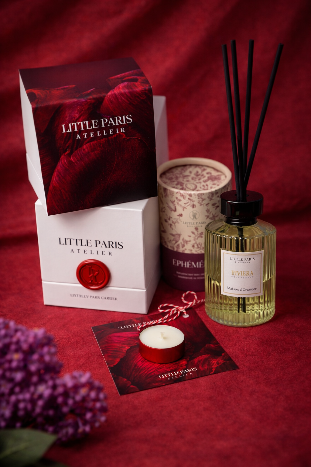 Gift Set Primavara - Lumânare parfumată și Mărțișor – Lumânare 200 ml + Mărțișor + Difuzor 120 ml