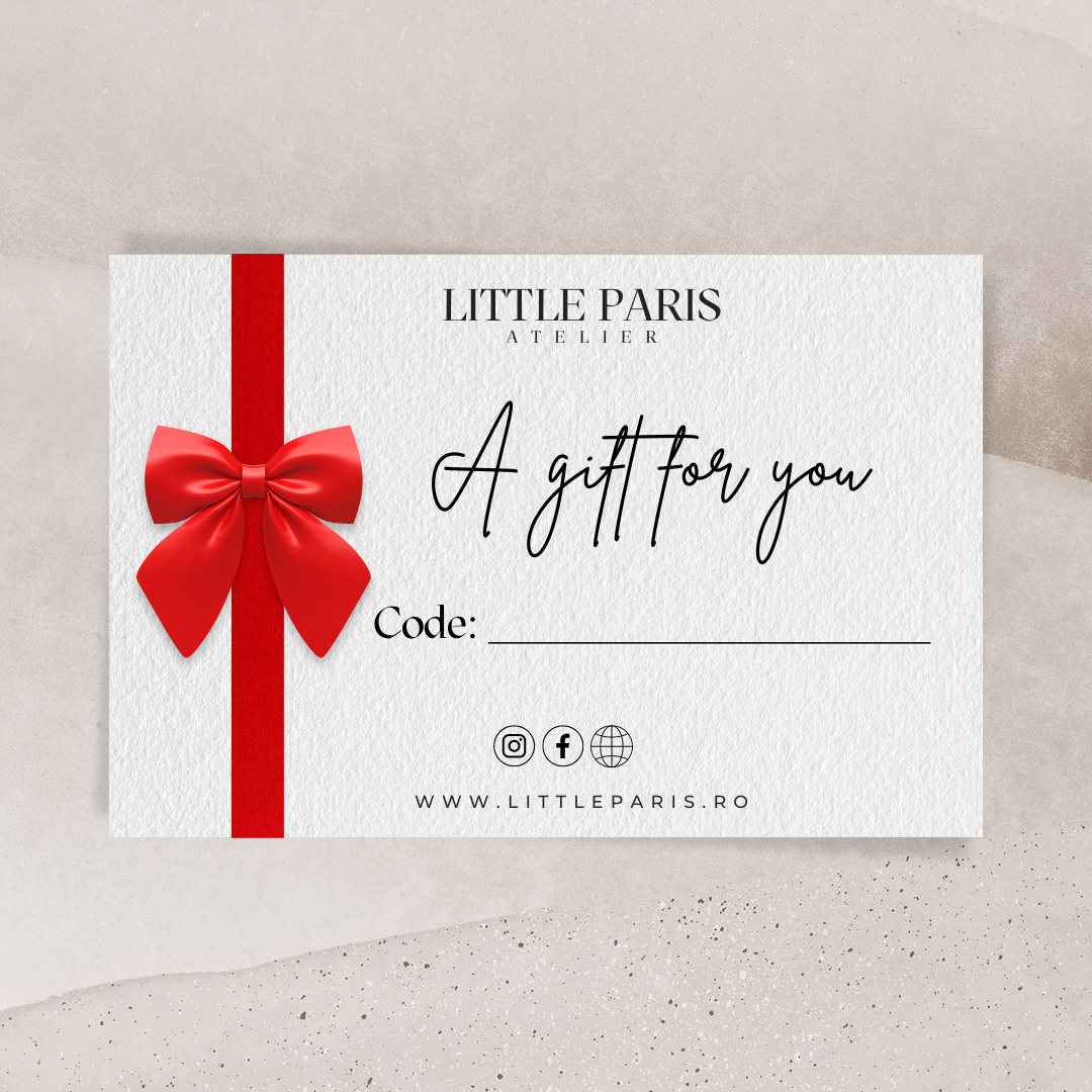 Little Paris Atelier Gift Card - Cadoul perfect pentru Lumânări parfumate și Odorizante de cameră