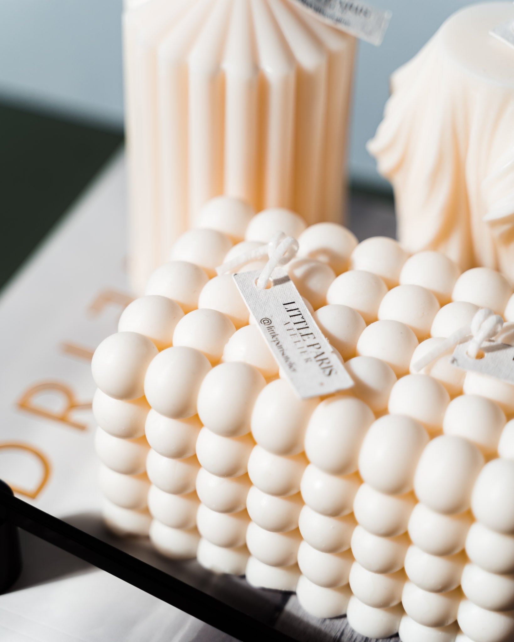 Lumanare Sculpturala Fluffy Cloud - Little Paris Atelier