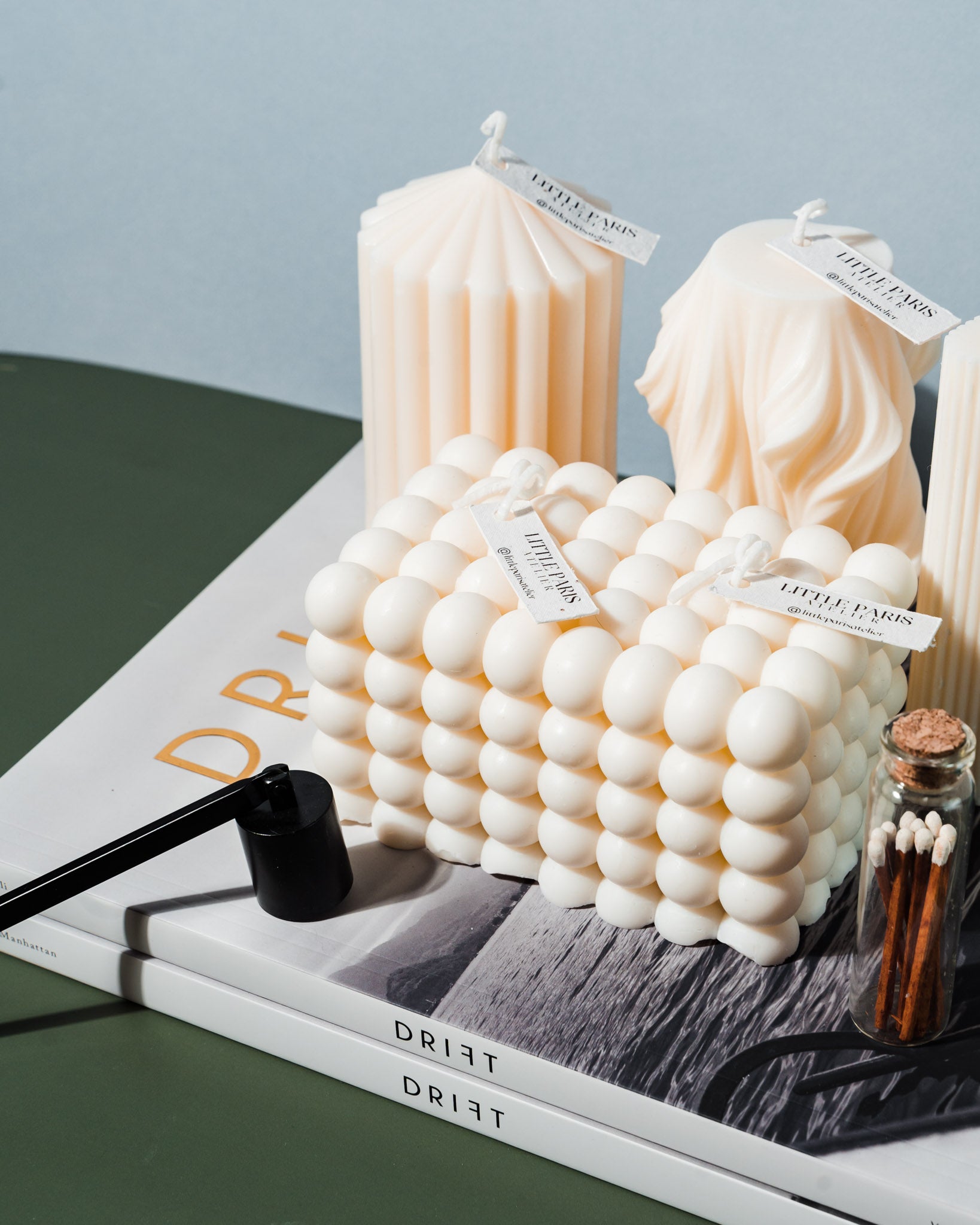 Lumanare Sculpturala Fluffy Cloud - Little Paris Atelier