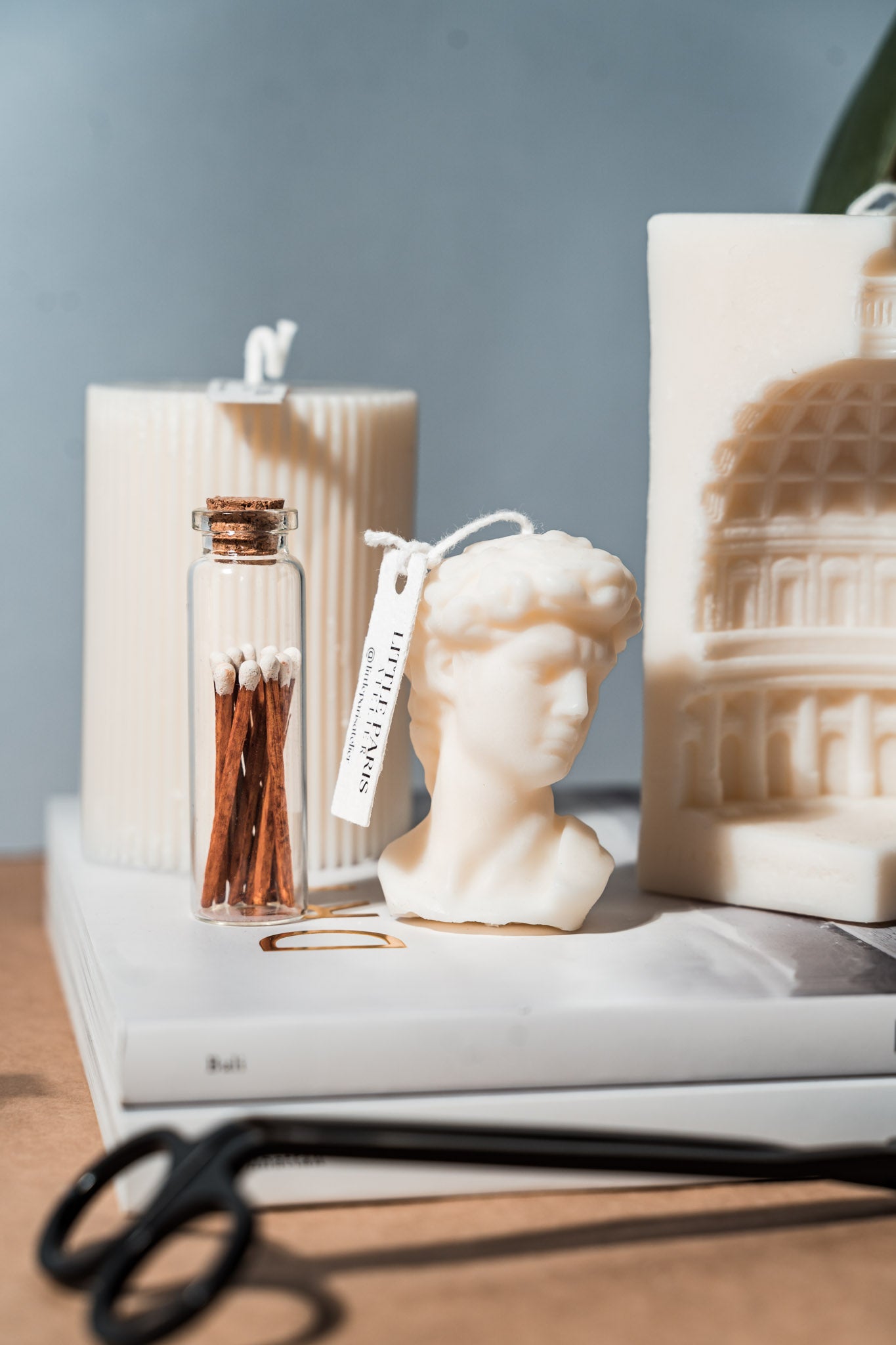 Lumanare Sculpturala David - Little Paris Atelier